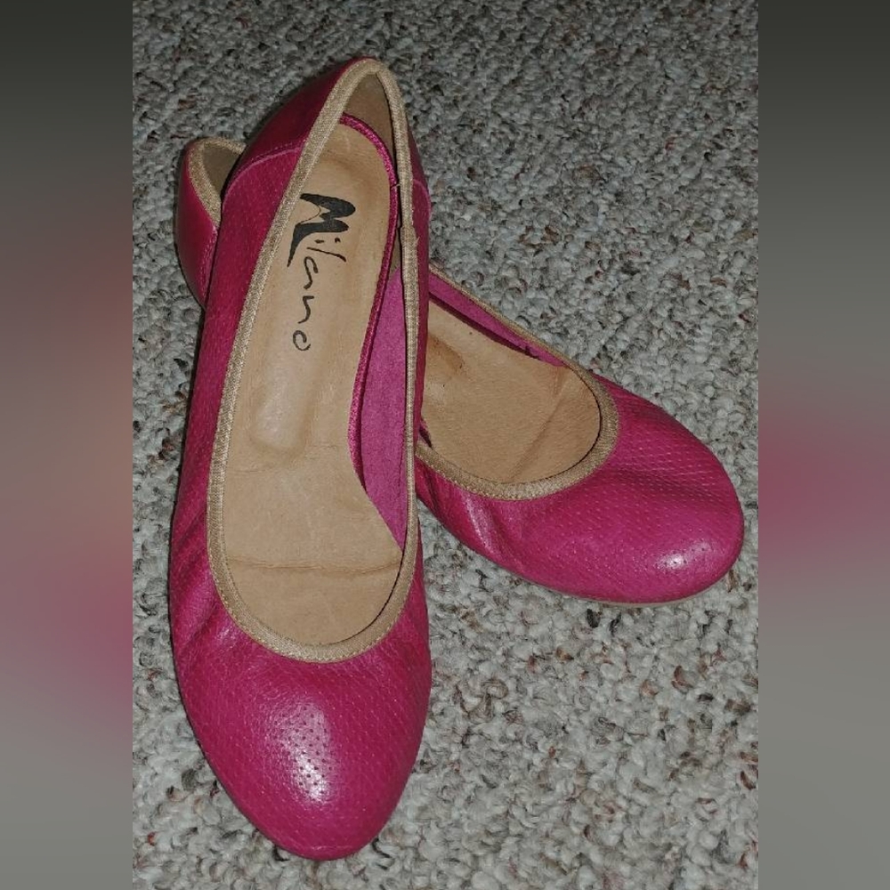 Milano slip-on ballet leather flats